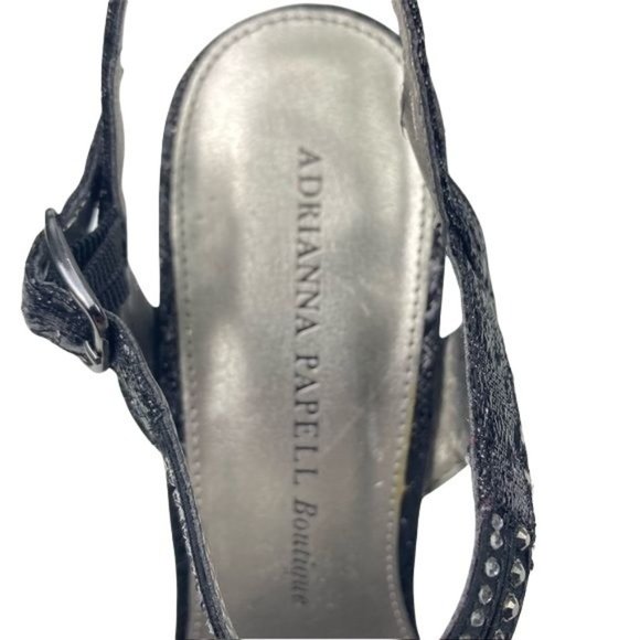 Adrianna Papell Women’s heeled sandals black Size 7.5 - Picture 9 of 12